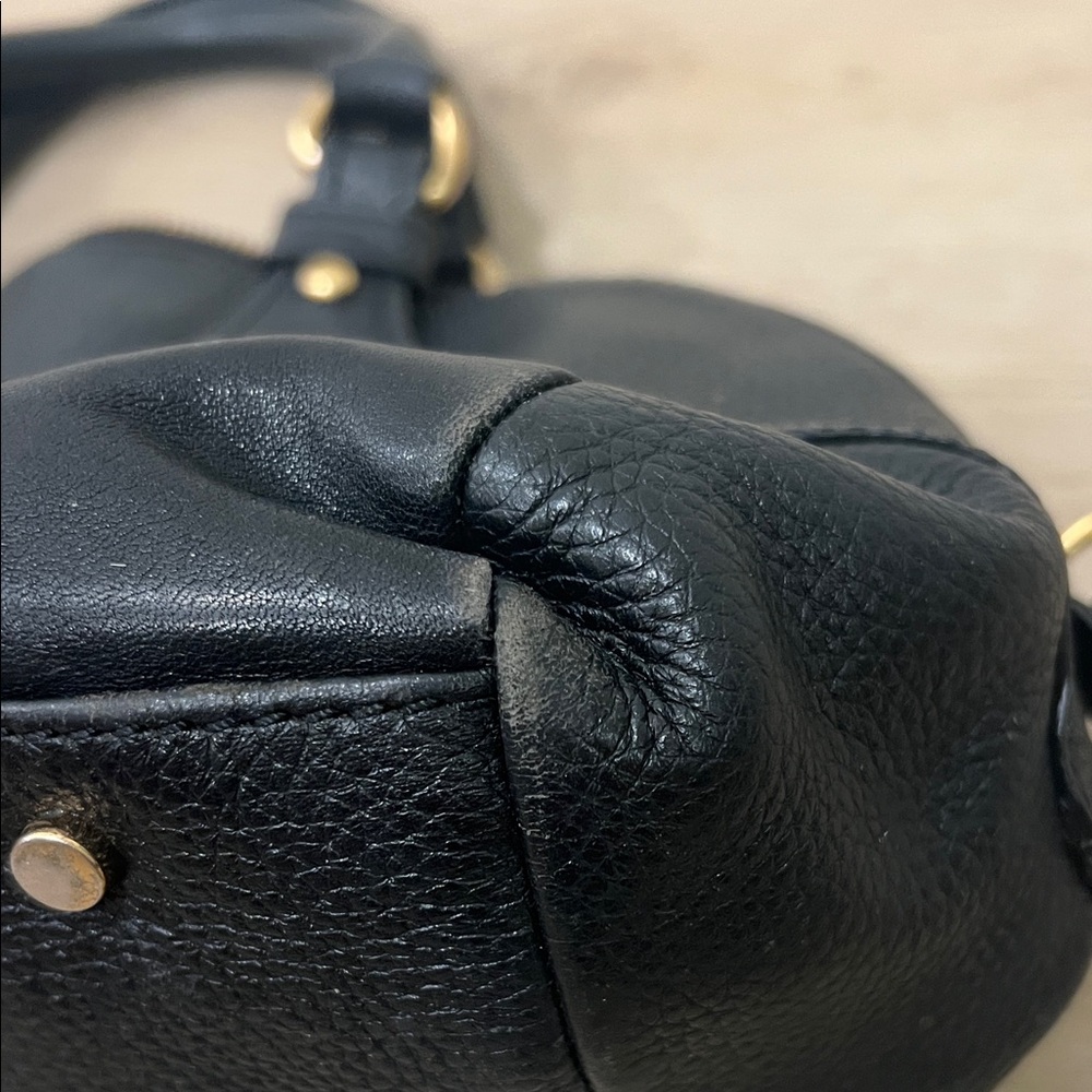 Mazzini Black Leather Handbag - Picture 11 of 13